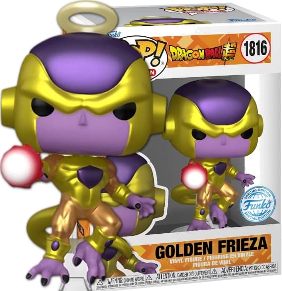 Funko Pop! Animation Exclusive - Metallic - DB Super - Golden Frieza
